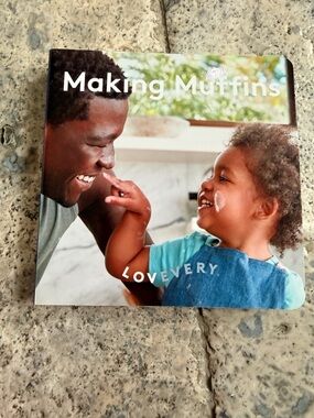 Lovevery Making Muffins Board Book - Blue